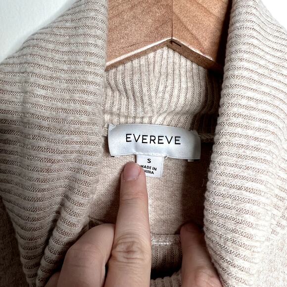 EVEREVE Cream Turtleneck Sweater - Picture 3 of 5